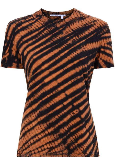 Black and orange Finley tie-dye T-shirt Proenza schouler white label - women